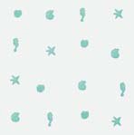 REVESTIMIENTO 20X20 DECORADO A SERIGRAFIA BASE OCEANO VERDE TURQUESA - MLM